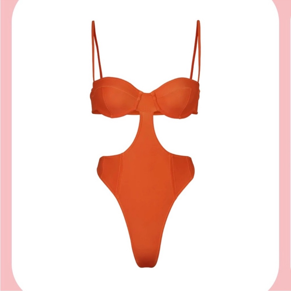 Kylie Jenner Burnt Orange Swim